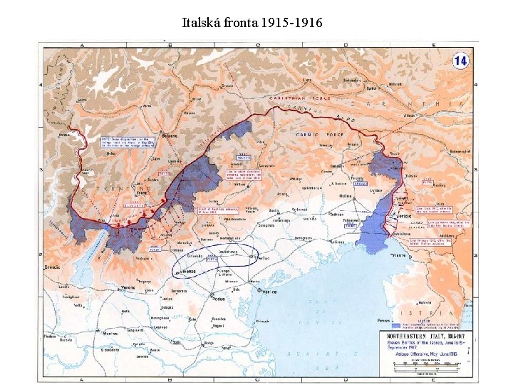 Italská fronta 1915 -1916 