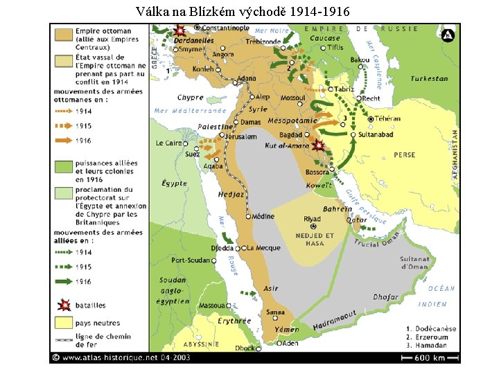 Válka na Blízkém východě 1914 -1916 