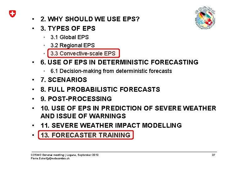  • 2. WHY SHOULD WE USE EPS? • 3. TYPES OF EPS •