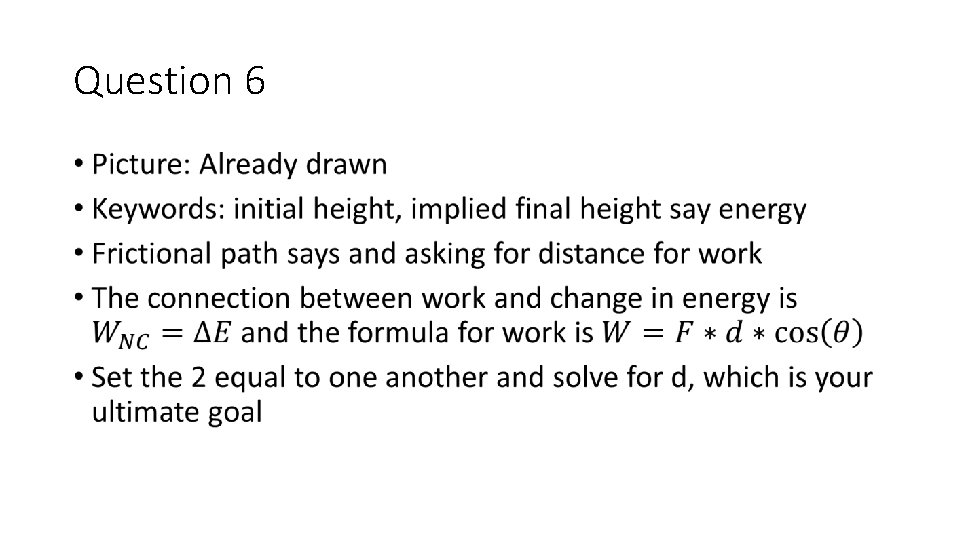 Question 6 • 