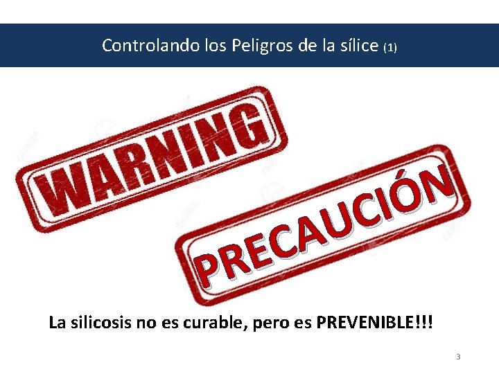 Controlando los Peligros de la sílice (1) N Ó I C U A C