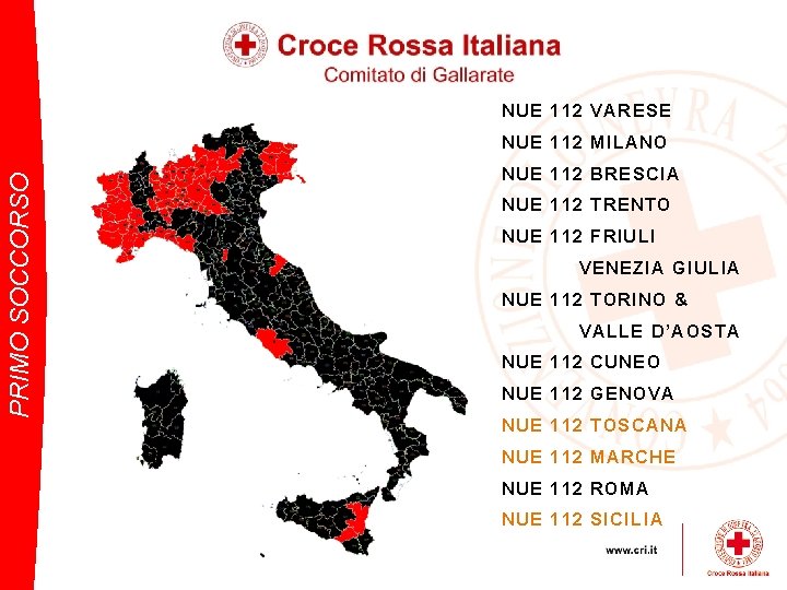 NUE 112 VARESE PRIMO SOCCORSO NUE 112 MILANO NUE 112 BRESCIA NUE 112 TRENTO