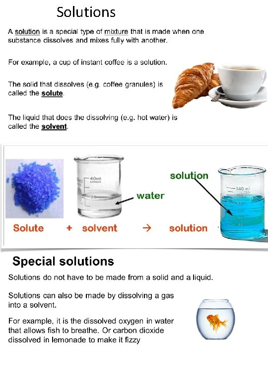 Solution Science. Answer Science work pack week 6 Helpful websites to