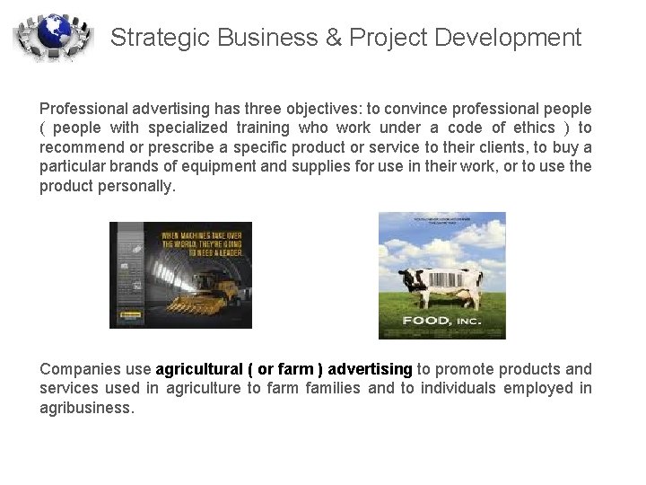 Strategic Business Project Development Advertising Overview Delivering ...