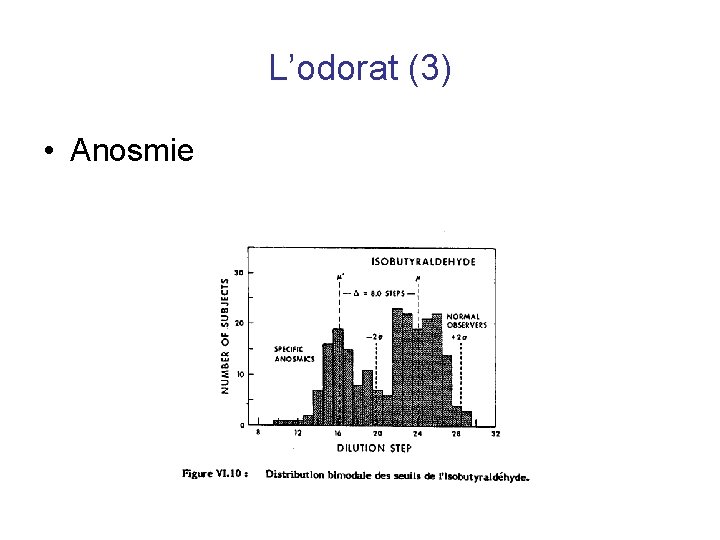 L’odorat (3) • Anosmie L’odorat (3) • Anosmie