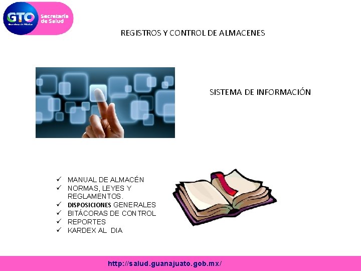 REGISTROS Y CONTROL DE ALMACENES SISTEMA DE INFORMACIÓN ü MANUAL DE ALMACÉN ü NORMAS,