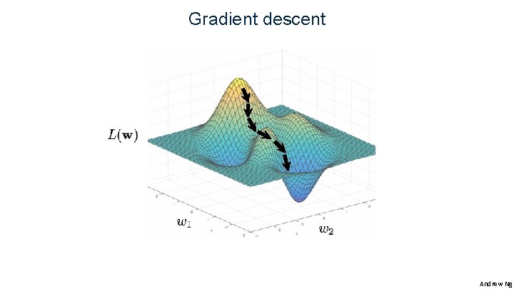 Gradient descent Andrew Ng 