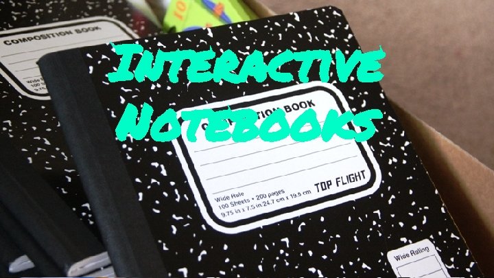 Interactive Notebooks 