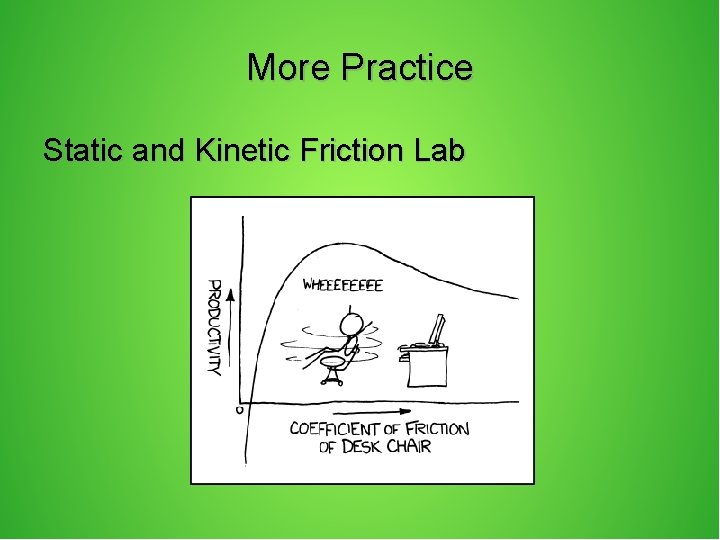 More Practice Static and Kinetic Friction Lab 