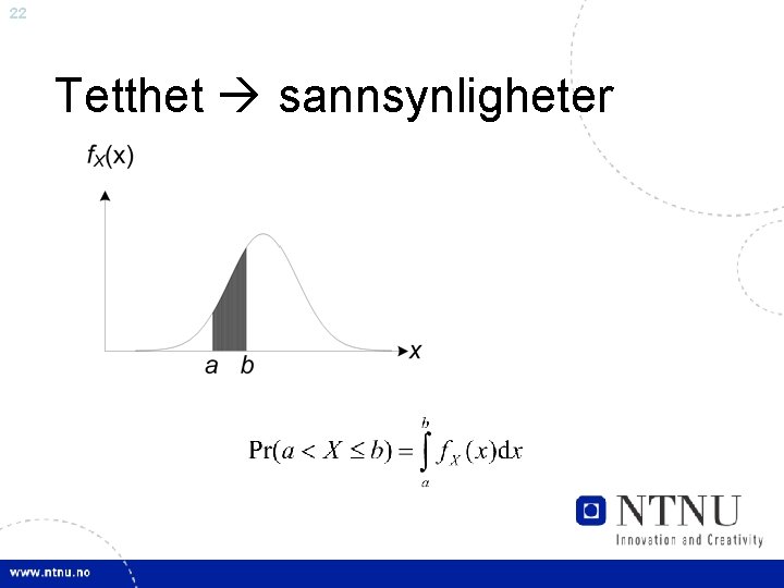 22 Tetthet sannsynligheter 