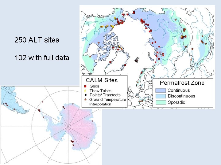 250 ALT sites 102 with full data 