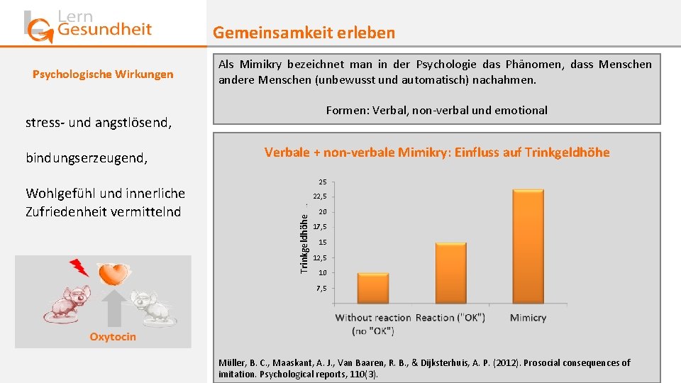 Gemeinsamkeit erleben Psychologische Wirkungen Als Mimikry bezeichnet man in der Psychologie das Phänomen, dass Gemeinsamkeit erleben Psychologische Wirkungen Als Mimikry bezeichnet man in der Psychologie das Phänomen, dass