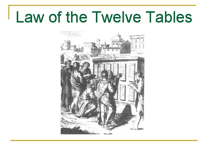 Law of the Twelve Tables 
