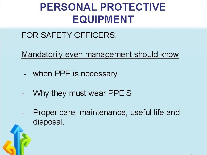 PERSONAL PROTECTIVE EQUIPMENT FOR SAFETY OFFICERS: Mandatorily even management should know - when PPE