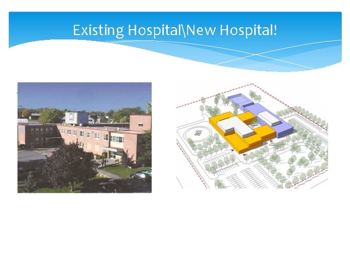 Existing HospitalNew Hospital! • . Existing HospitalNew Hospital! • .