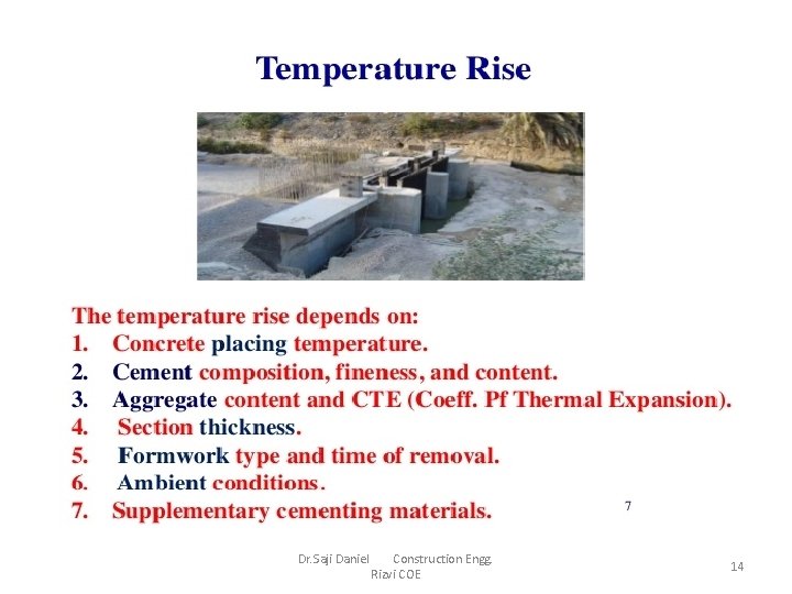 Dr. Saji Daniel Construction Engg. Rizvi COE 14 