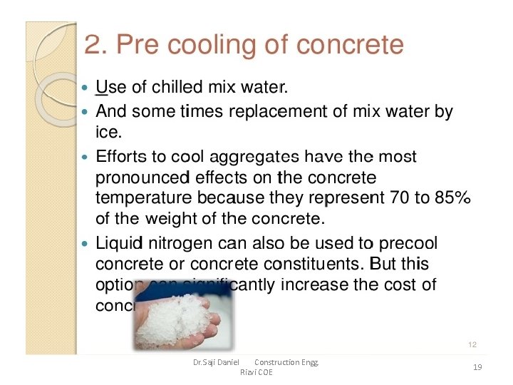 Dr. Saji Daniel Construction Engg. Rizvi COE 19 