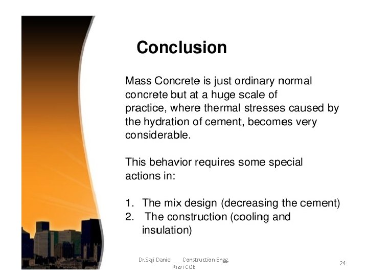 Dr. Saji Daniel Construction Engg. Rizvi COE 24 