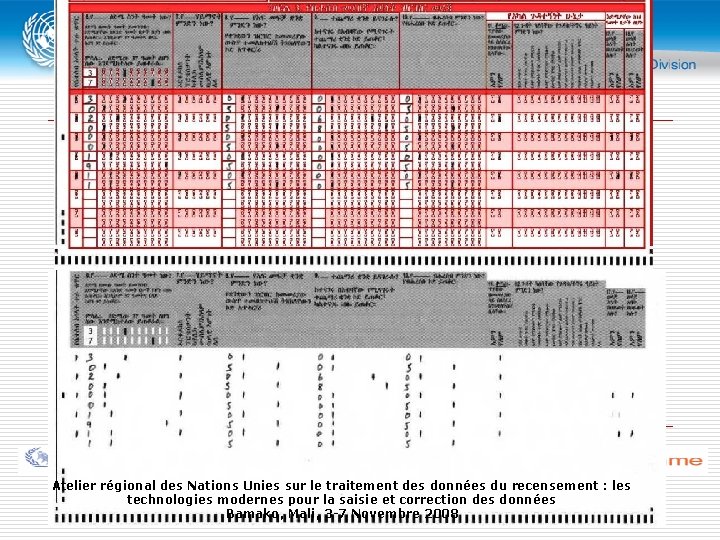 Atelier régional des Nations Unies sur le traitement des données du recensement : les