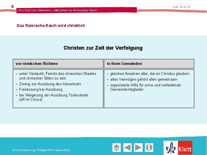 5 Folie 10 von 10 Vom Dorf zum Weltreich – Menschen im Römischen Reich