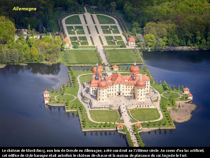 Allemagne Le château de Moritzburg, non loin de Dresde en Allemagne, a été construit