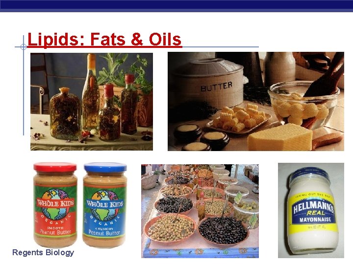 Lipids: Fats & Oils Regents Biology 2003 -2004 