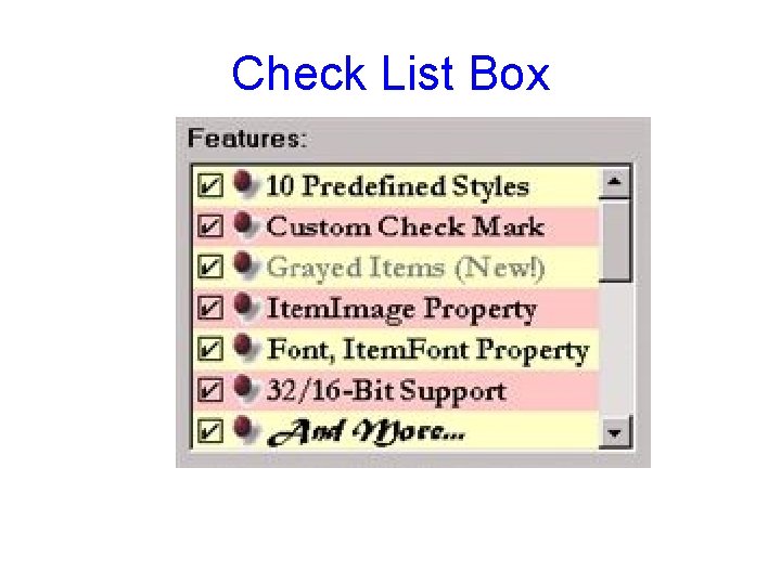 Check List Box 