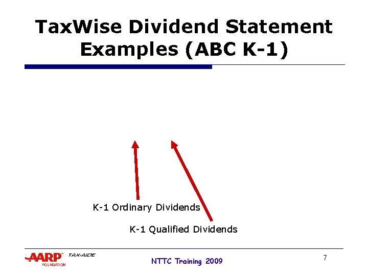 Tax. Wise Dividend Statement Examples (ABC K-1) K-1 Ordinary Dividends K-1 Qualified Dividends NTTC