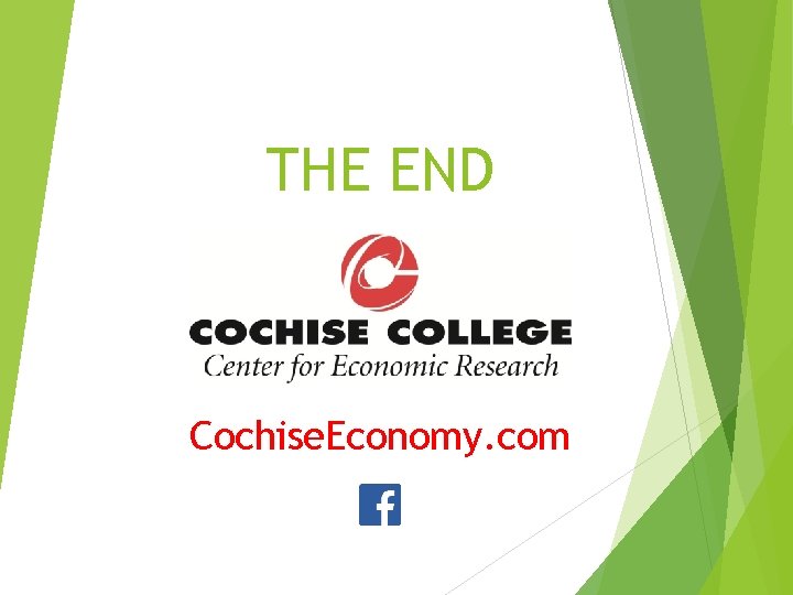 THE END Cochise. Economy. com 