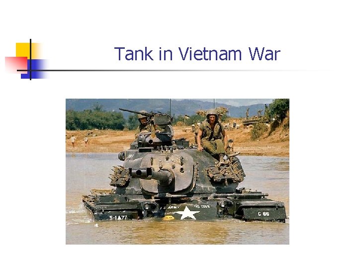 Tank in Vietnam War 