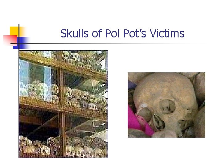 Skulls of Pol Pot’s Victims 