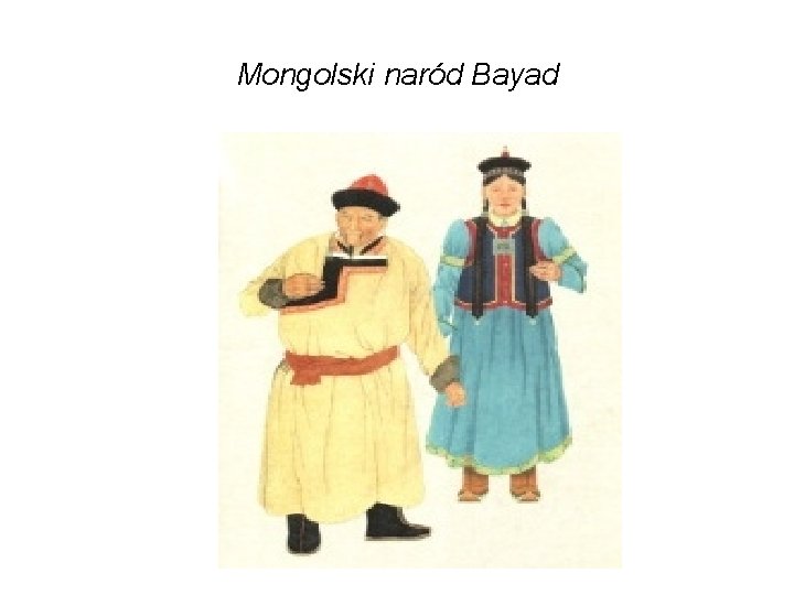 Mongolski naród Bayad 