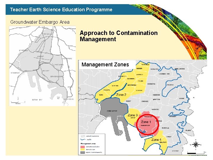 Teacher Earth Science Education Programme Groundwater Embargo Area Approach to Contamination Management Zones 