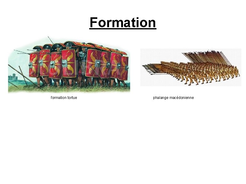 Formation formation tortue phalange macédonienne 
