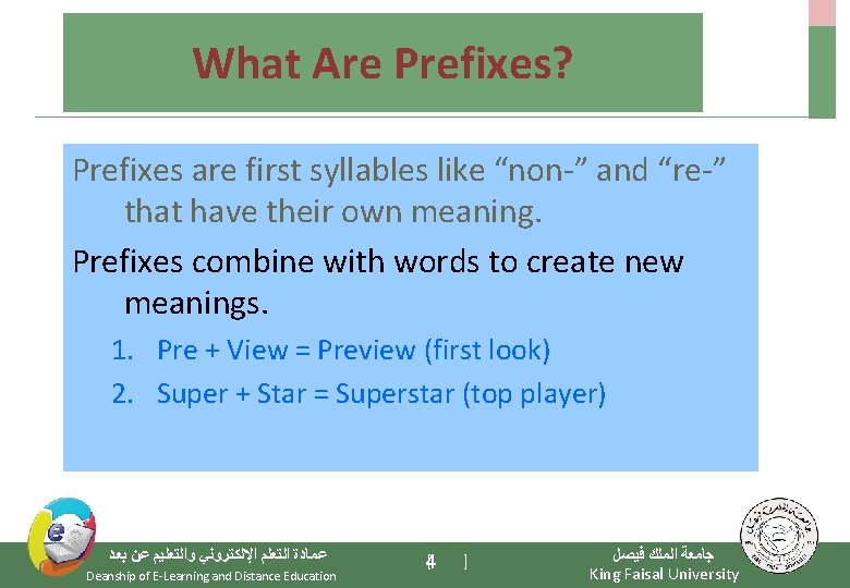 What Are Prefixes? Prefixes are first syllables like “non-” and “re-” that have their