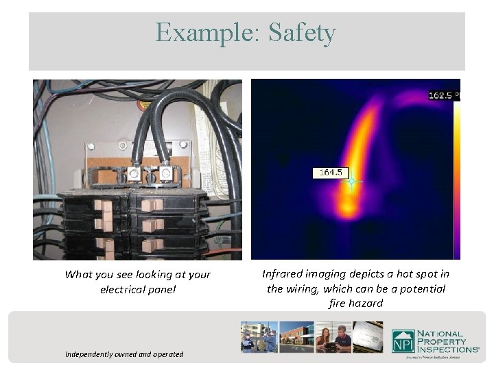 Example: Safety What you see looking at your electrical panel Independently owned and operated