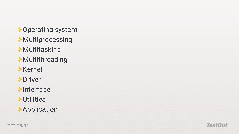 COMPUTING OVERVIEW TESTOUT PC PRO Navigate the Windows