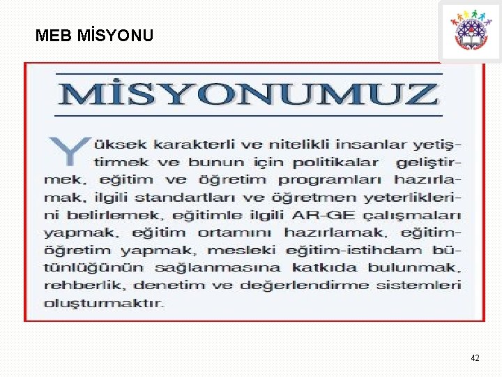 MEB MİSYONU 42 