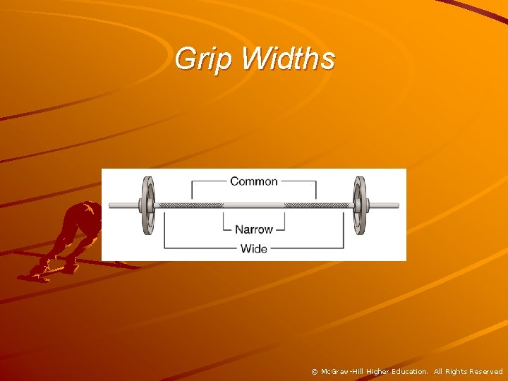 Grip Widths © Mc. Graw-Hill Higher Education. All Rights Reserved 