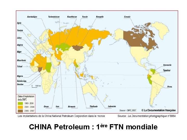 CHINA Petroleum : 1ère FTN mondiale 