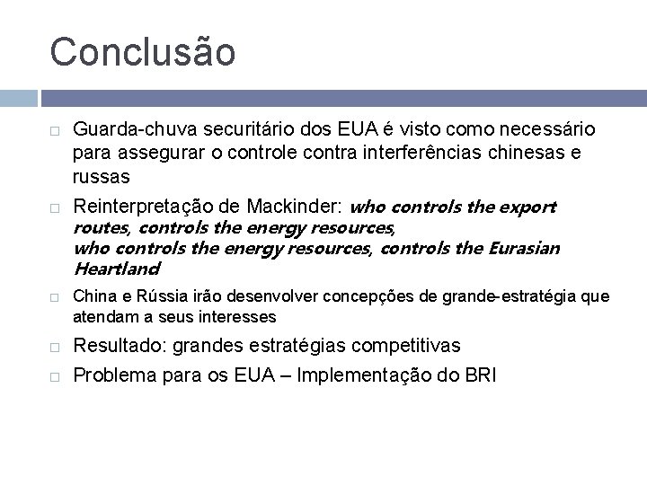 Conclusão Guarda-chuva securitário dos EUA é visto como necessário para assegurar o controle contra