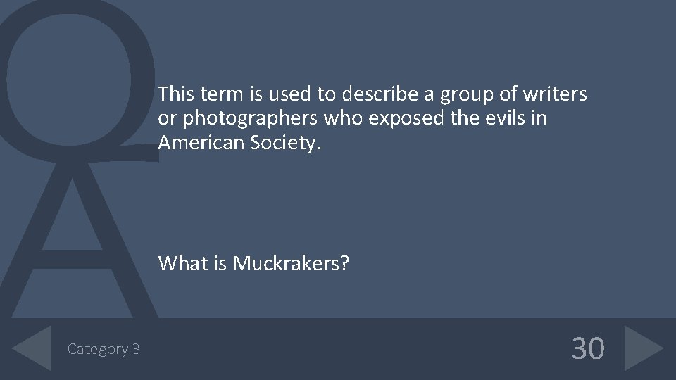 This term is used to describe a group of writers or photographers who exposed