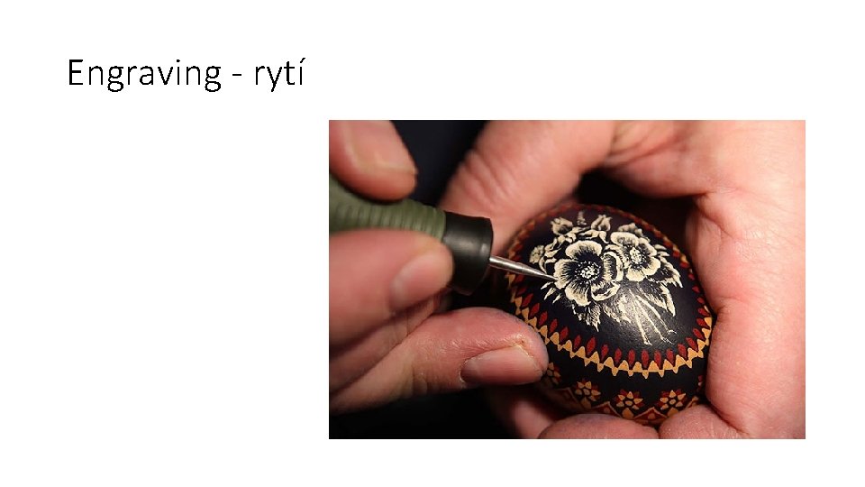 Engraving - rytí 