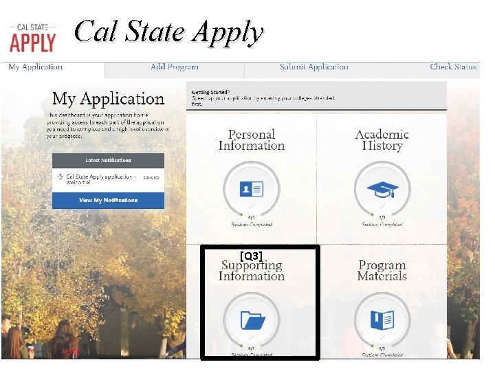 Cal State Apply [Q 3] 