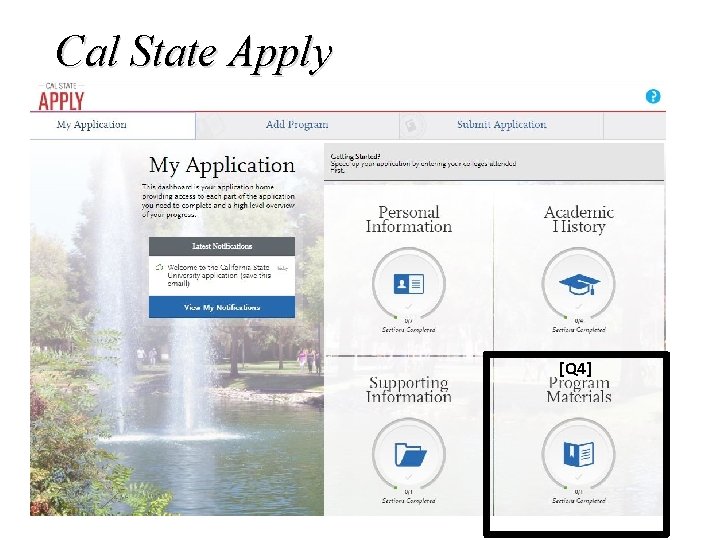 Cal State Apply [Q 4] 