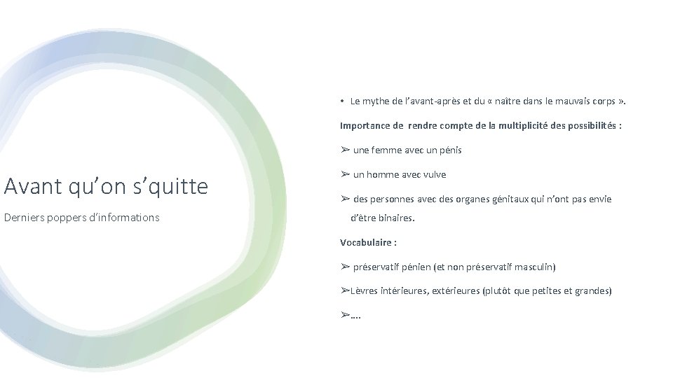  • Le mythe de l’avant-après et du « naître dans le mauvais corps