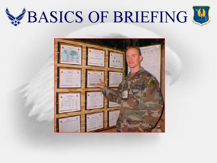 BASICS OF BRIEFING 
