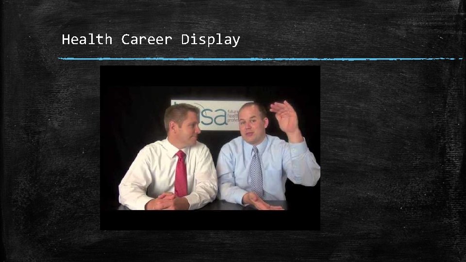 Health Career Display 