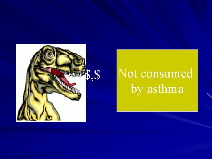 $, $, $ Not consumed by asthma 