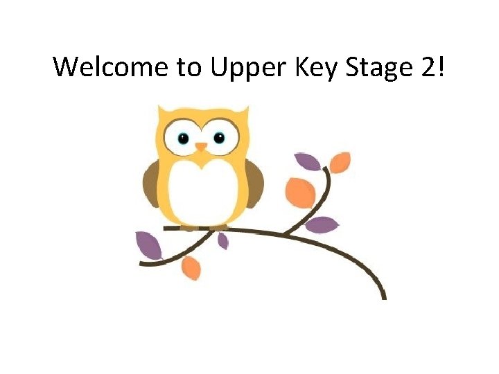 Welcome to Upper Key Stage 2! Welcome to Upper Key Stage 2!